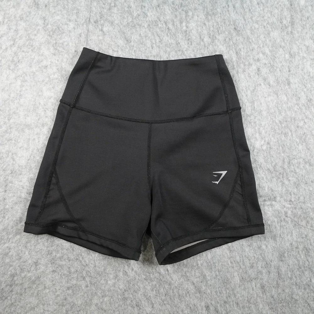 Gymshark‎ Short Women XS/S? Black High Waisted Training Activewear Gym Workout
